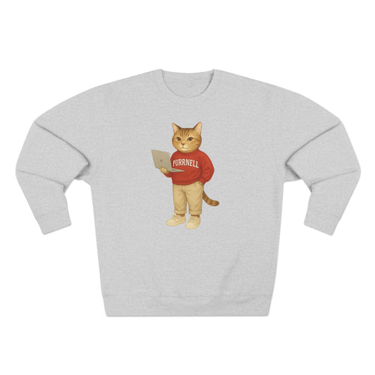 Ivy League Cats Cornell Sweatshirt| Cozy Unisex Crewneck