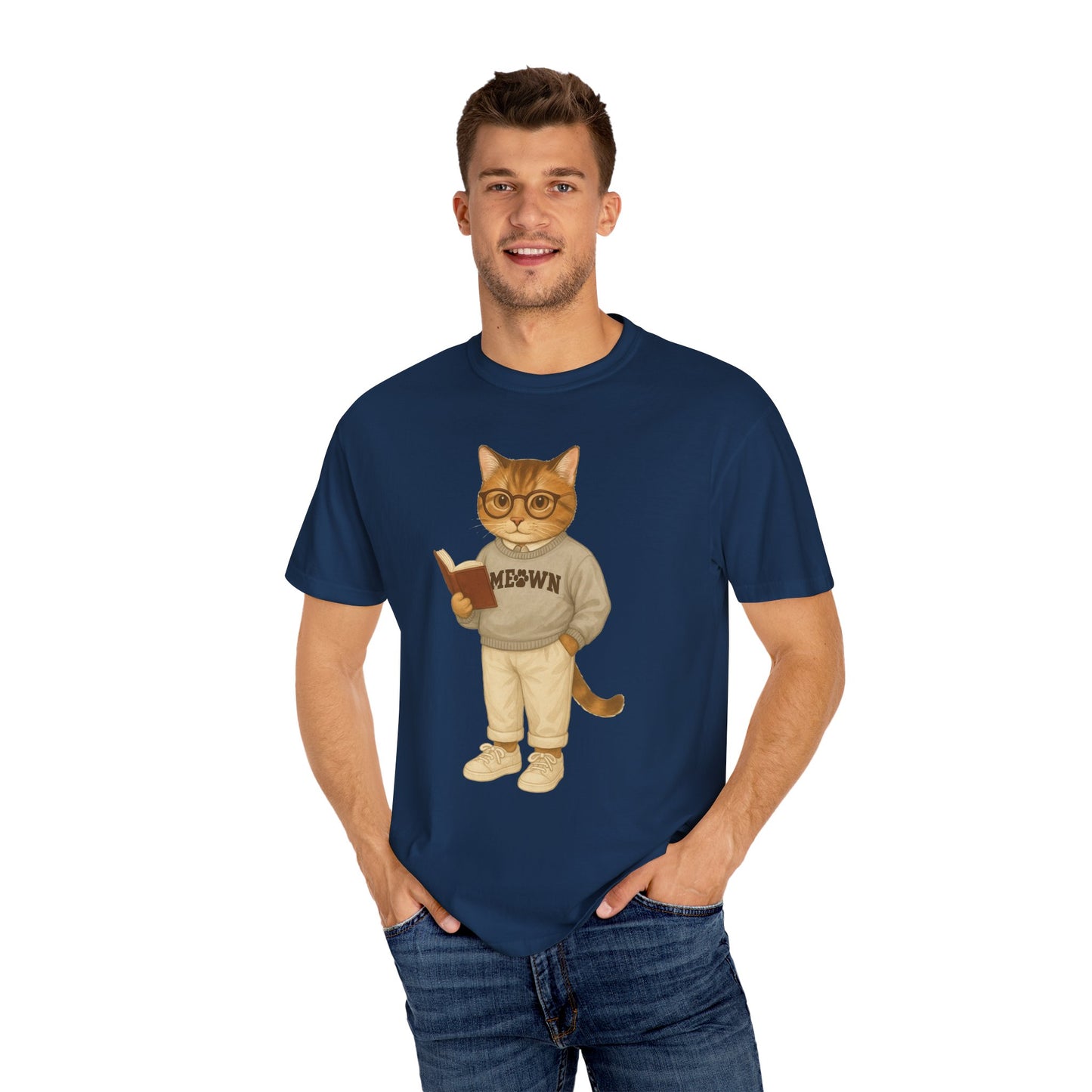 Ivy League Cats Brown T-Shirt| Cool Unisex T-Shirt
