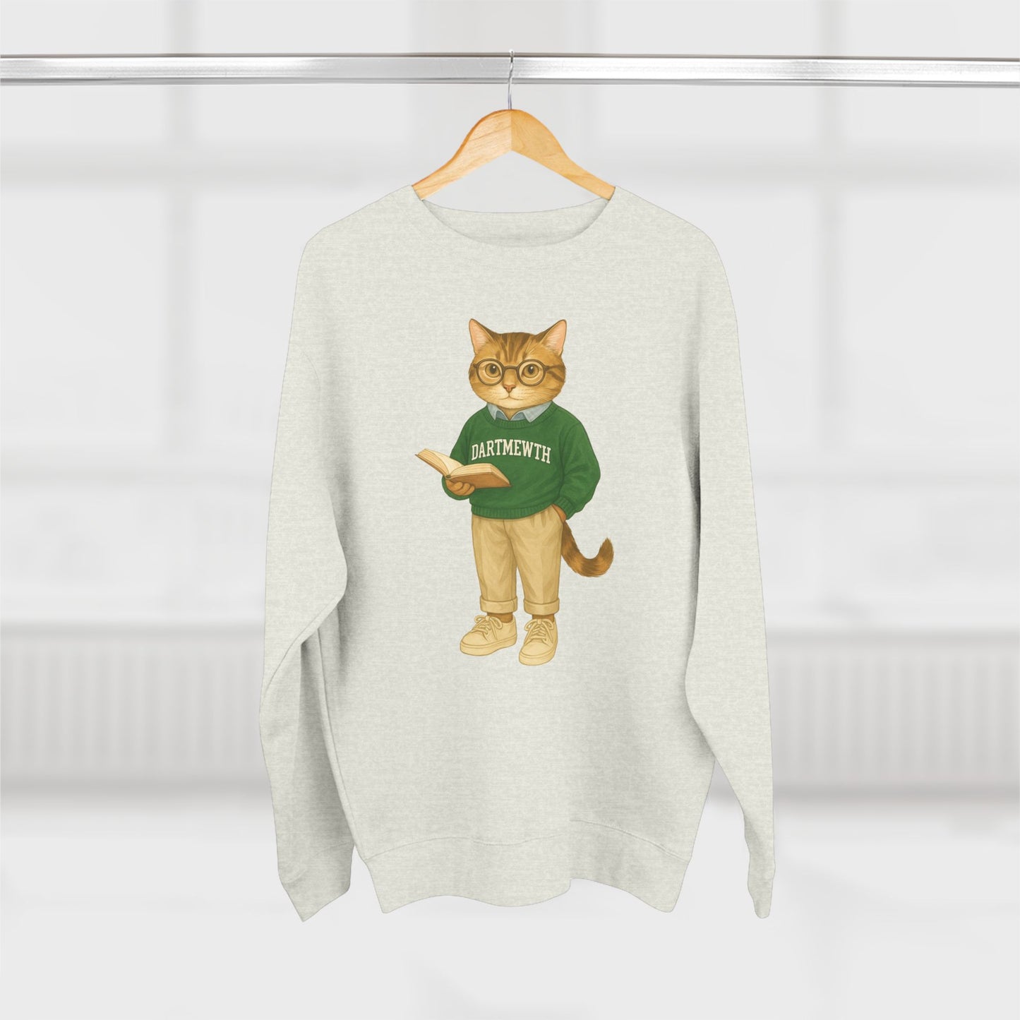 Ivy League Cats Dartmouth Sweatshirt | Cozy Unisex Crewneck