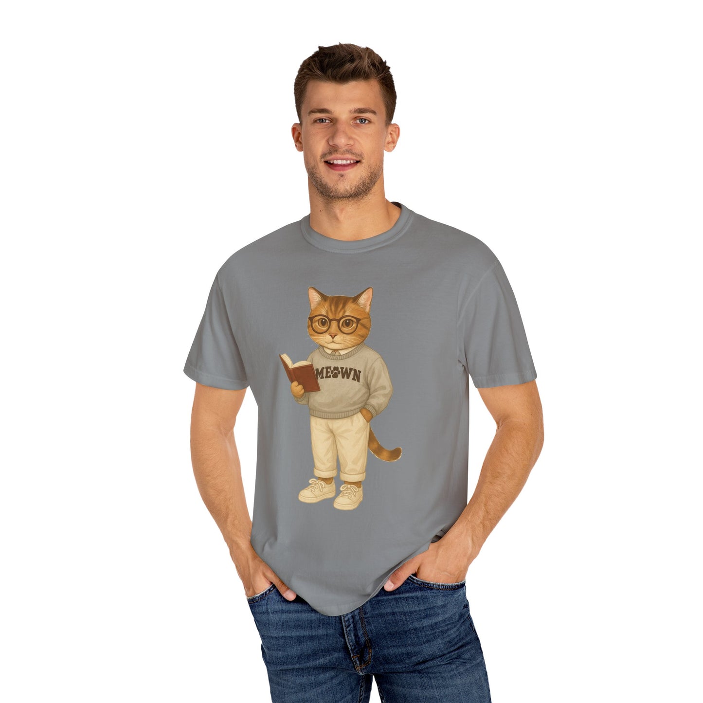 Ivy League Cats Brown T-Shirt| Cool Unisex T-Shirt