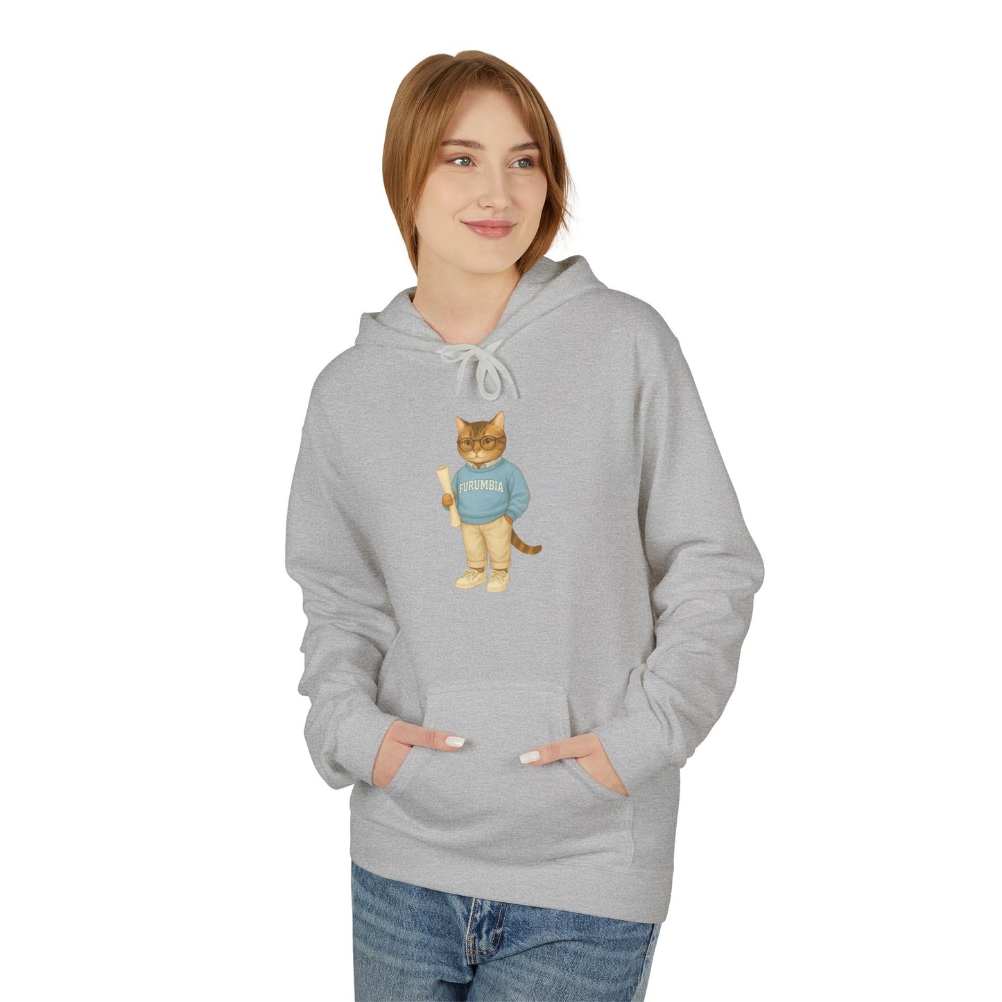 Ivy League Cats Columbia Hoodie| Cozy Unisex Hoodie
