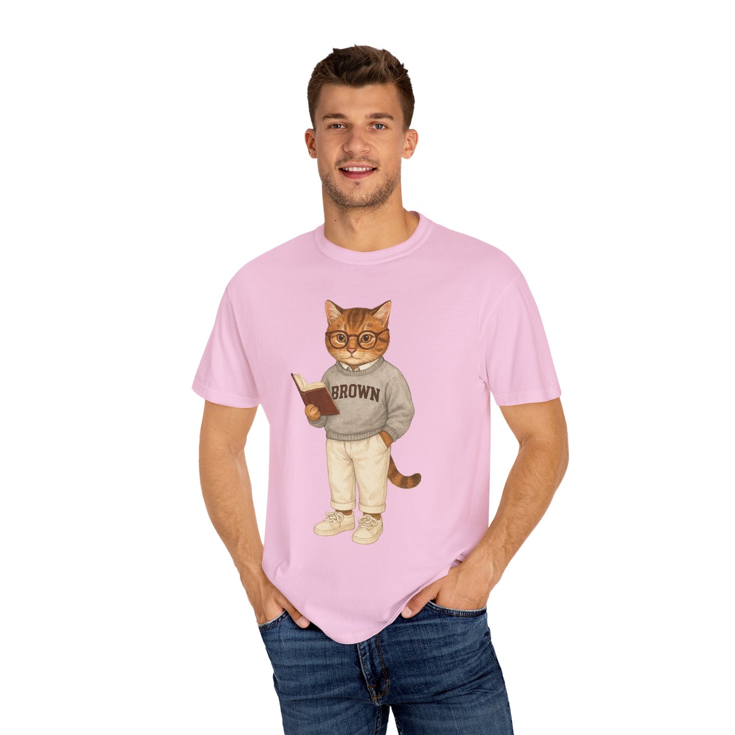 Ivy League Cats - Brown T-Shirt