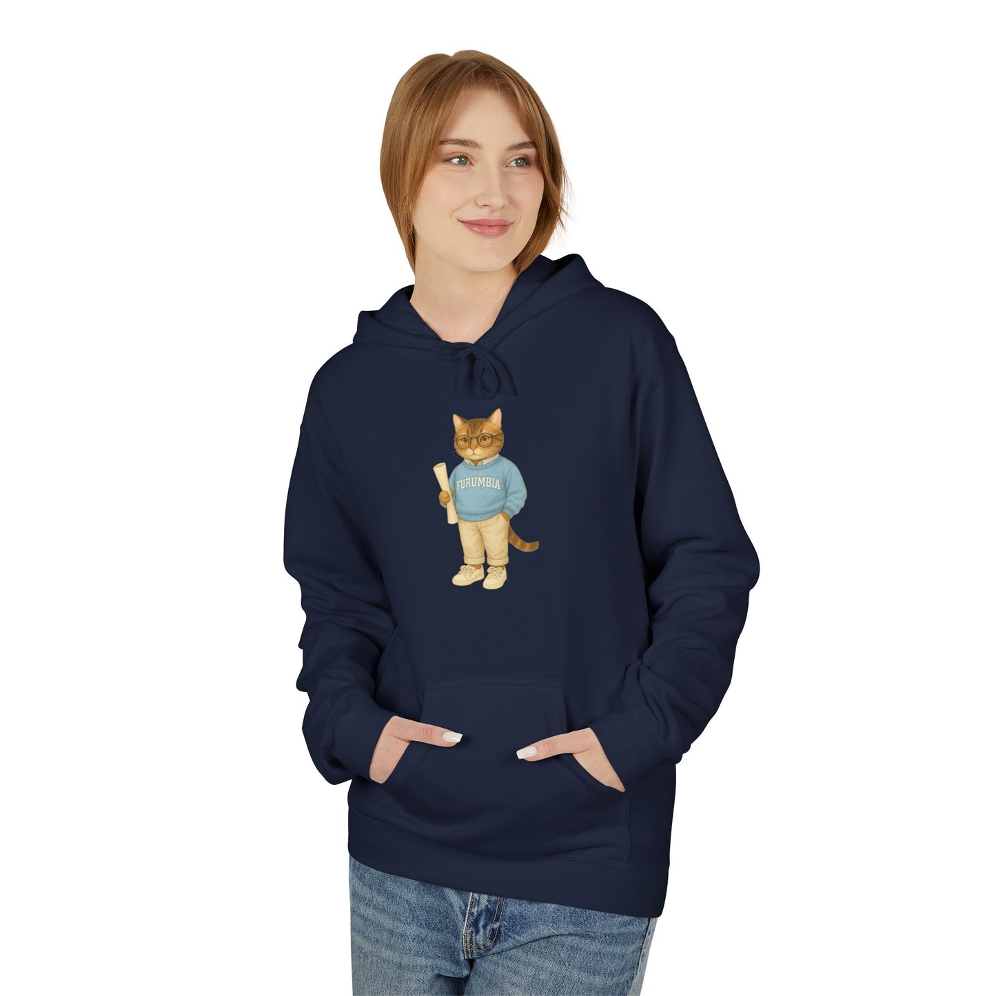 Ivy League Cats Columbia Hoodie| Cozy Unisex Hoodie