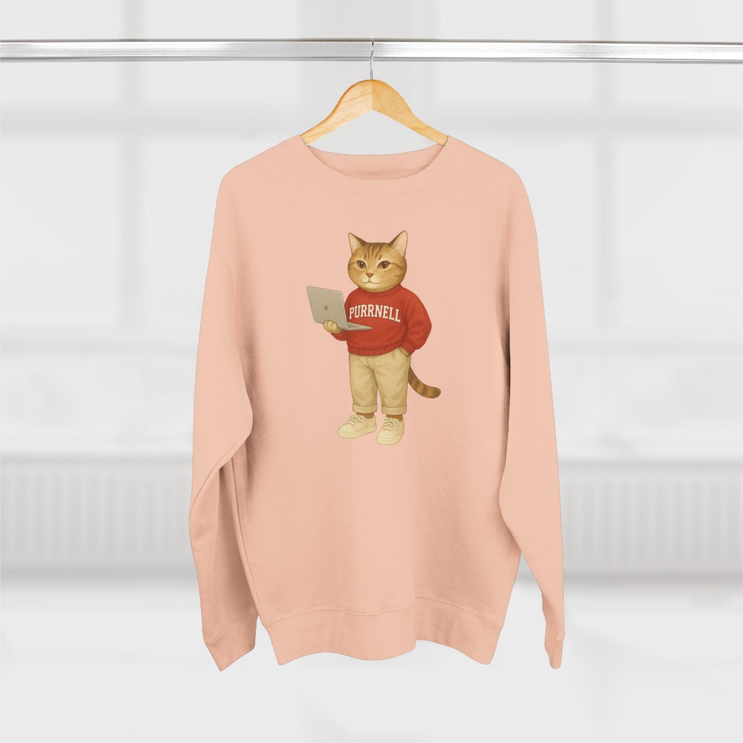 Ivy League Cats Cornell Sweatshirt| Cozy Unisex Crewneck