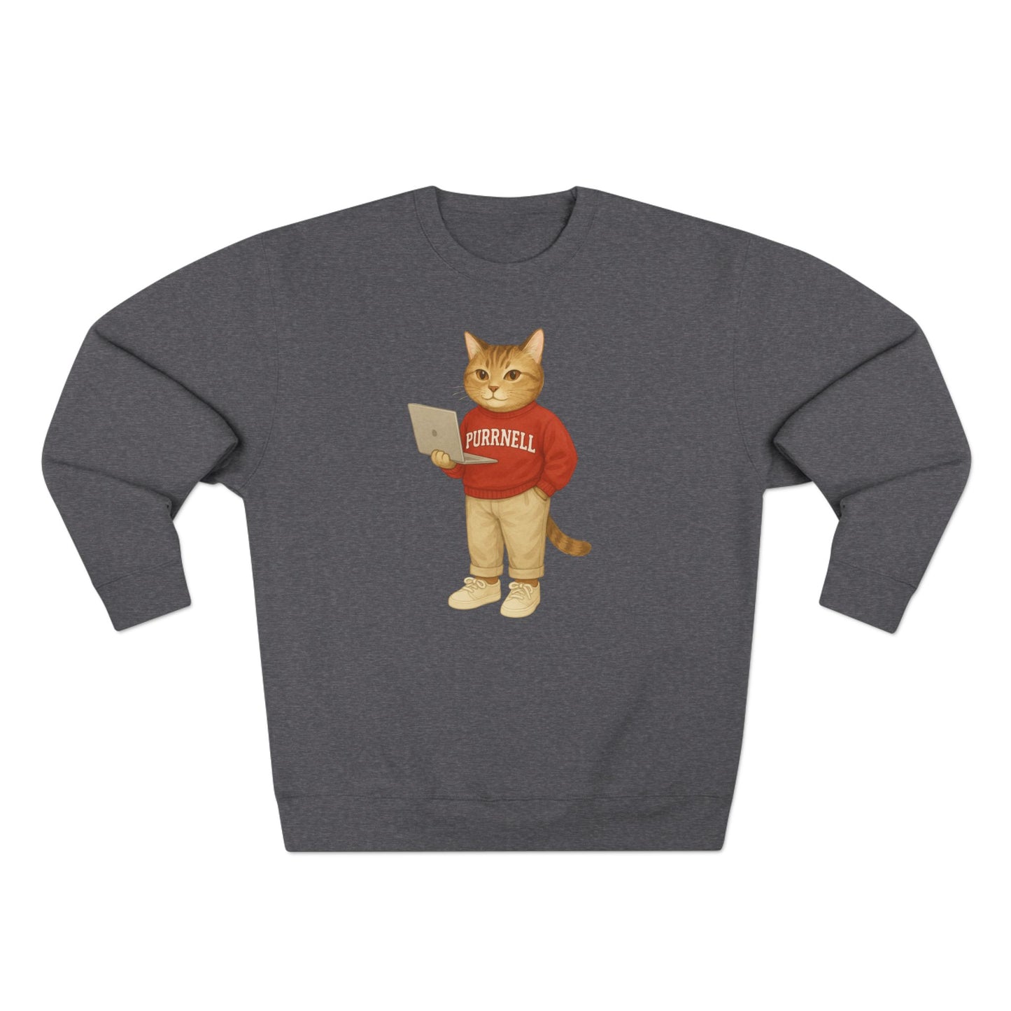 Ivy League Cats Cornell Sweatshirt| Cozy Unisex Crewneck
