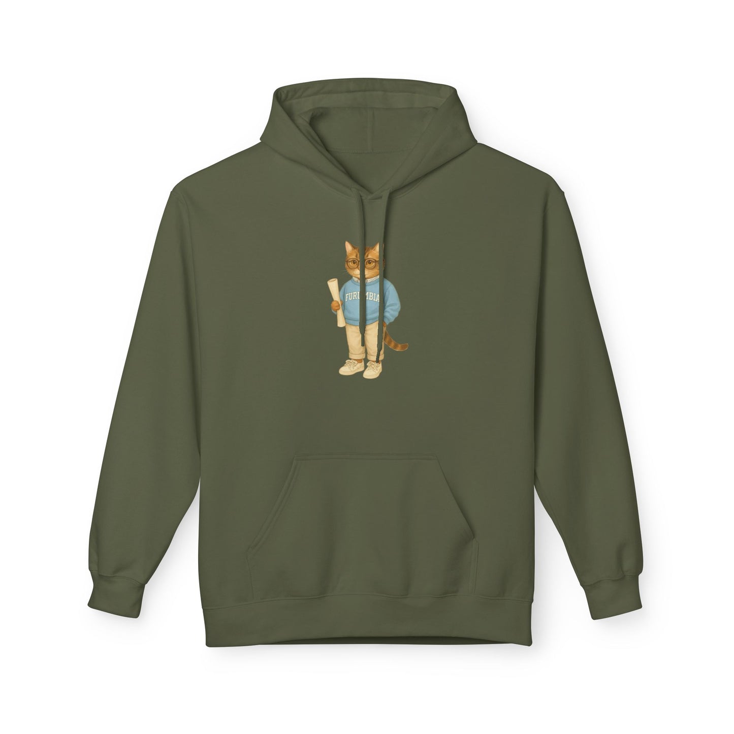 Ivy League Cats Columbia Hoodie| Cozy Unisex Hoodie