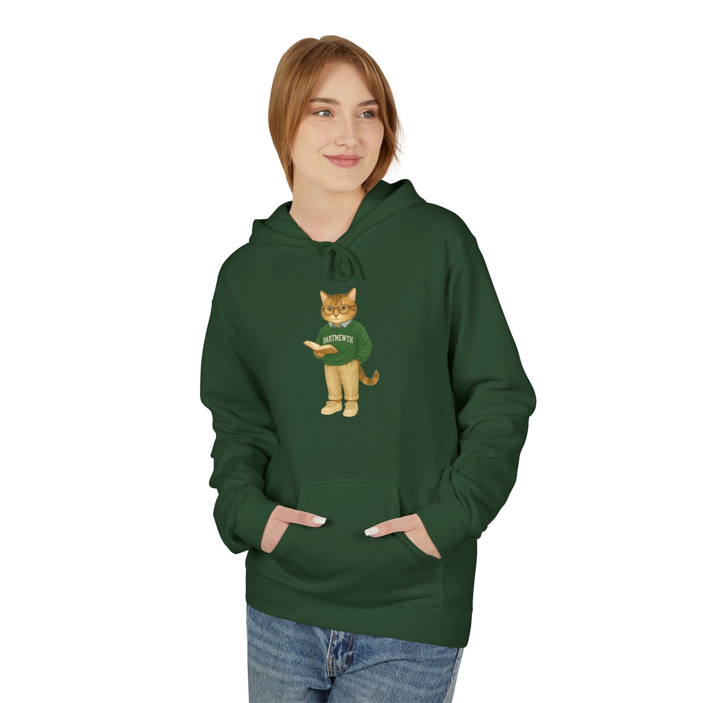 Ivy League Cats Dartmouth Hoodie| Cozy Unisex Hoodie