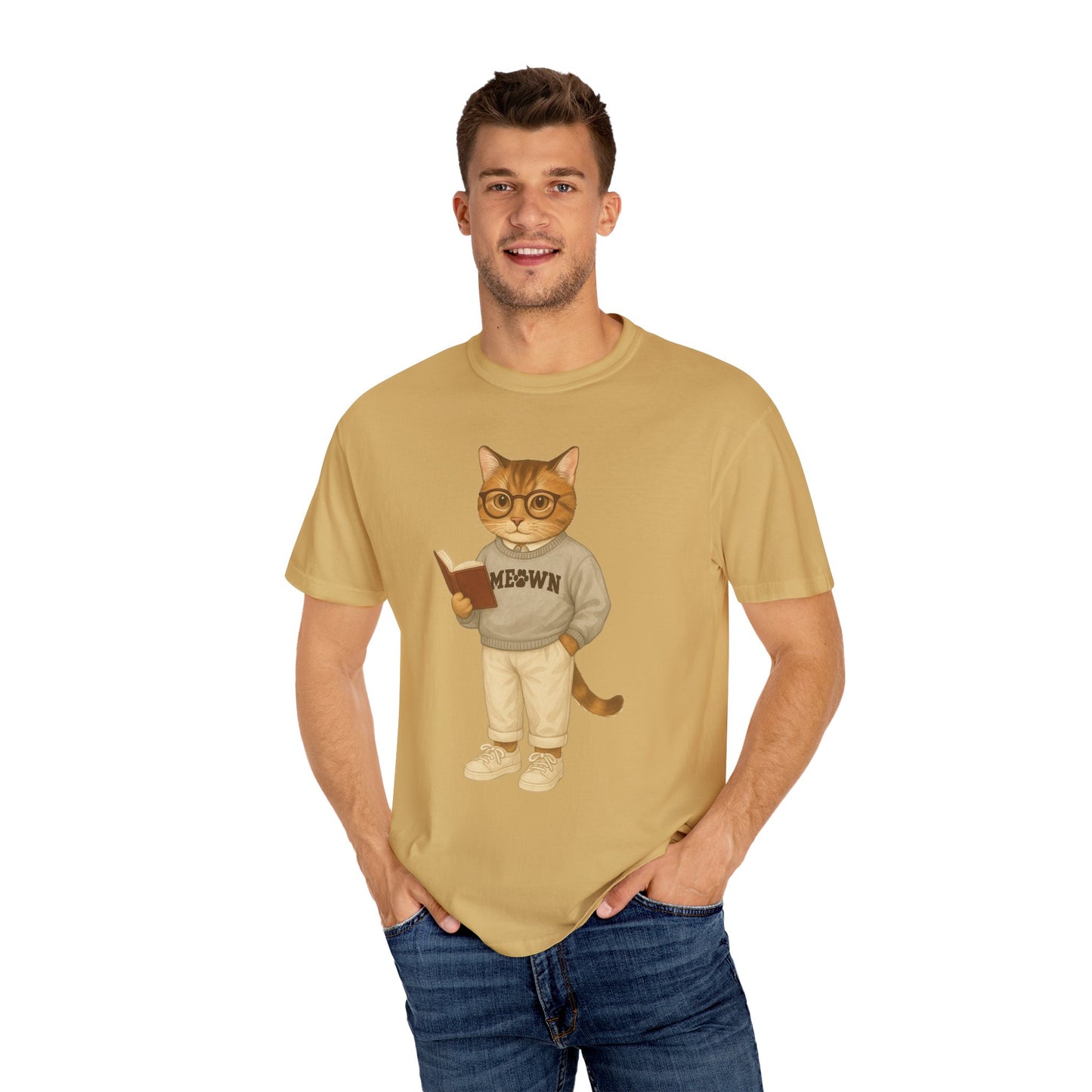 Ivy League Cats Brown T-Shirt| Cool Unisex T-Shirt