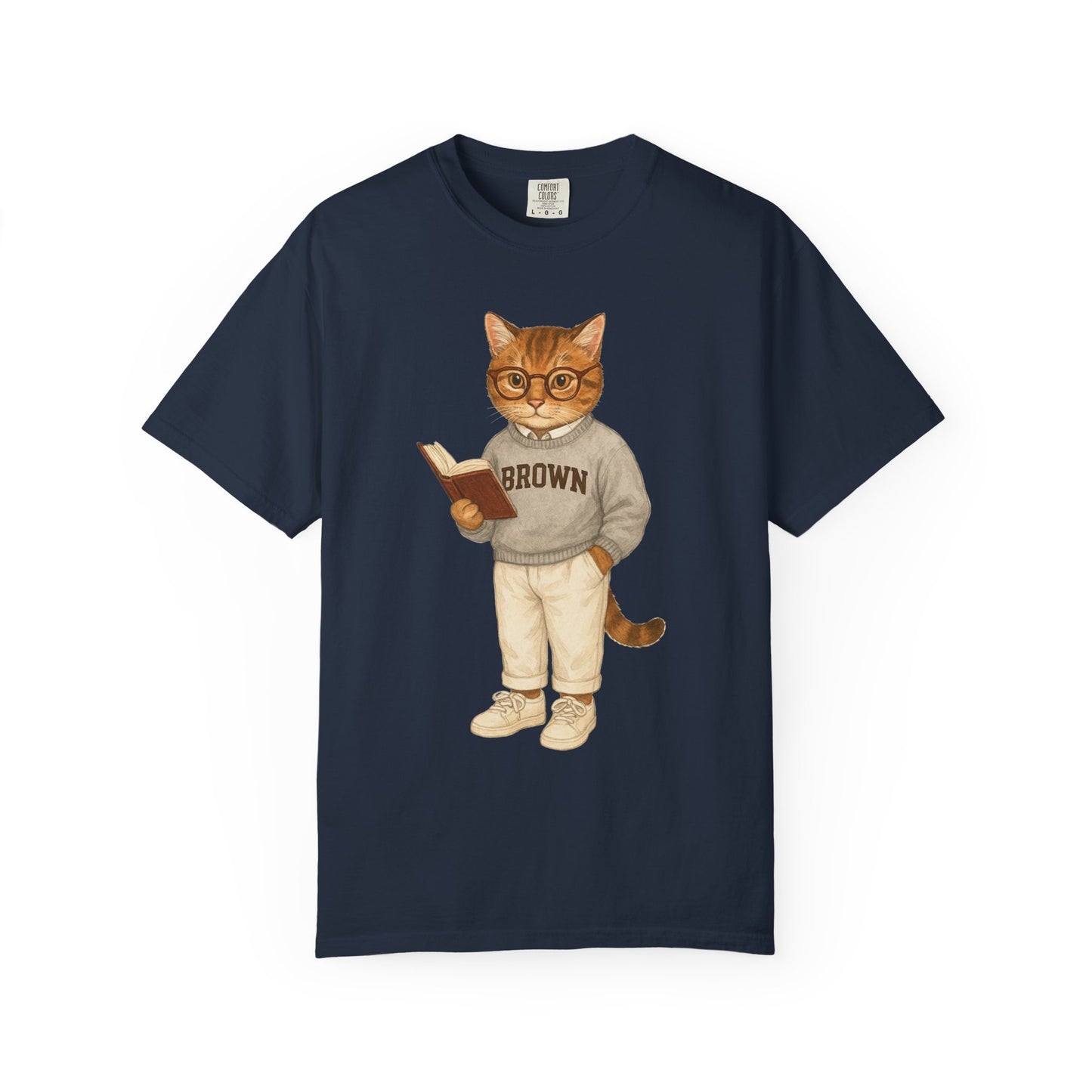 Ivy League Cats - Brown T-Shirt