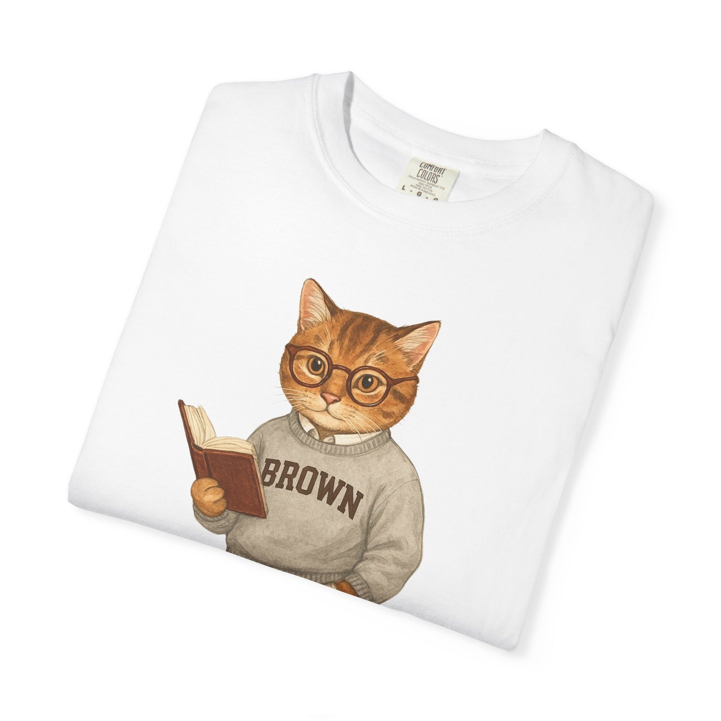 Ivy League Cats - Brown T-Shirt