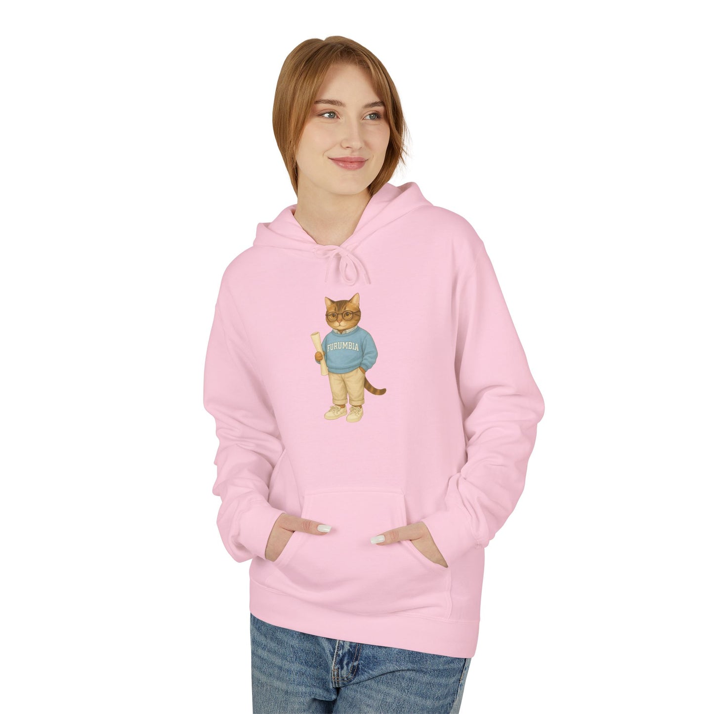 Ivy League Cats Columbia Hoodie| Cozy Unisex Hoodie