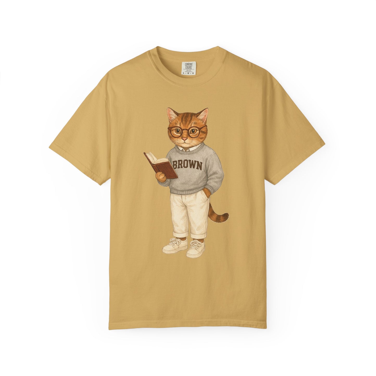 Ivy League Cats - Brown T-Shirt