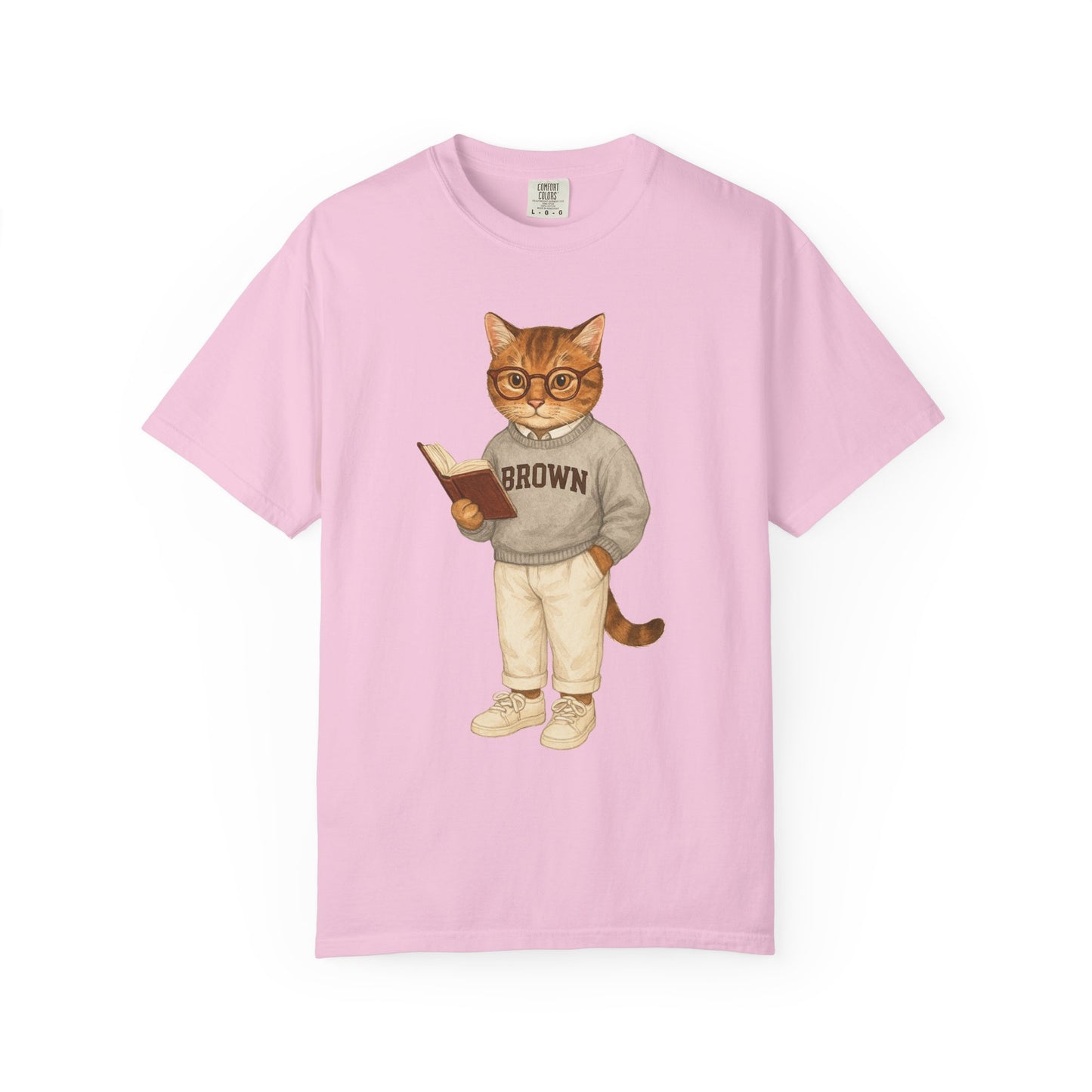 Ivy League Cats - Brown T-Shirt