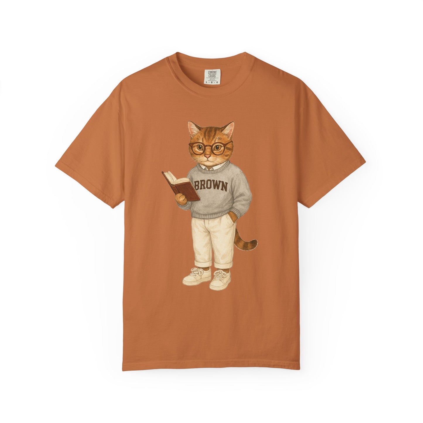 Ivy League Cats - Brown T-Shirt