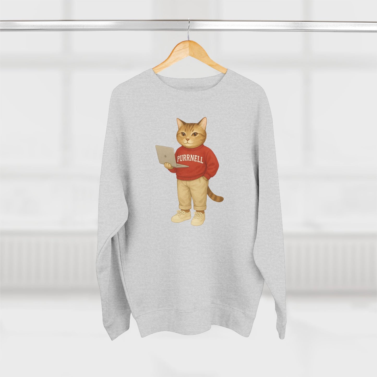 Ivy League Cats Cornell Sweatshirt| Cozy Unisex Crewneck