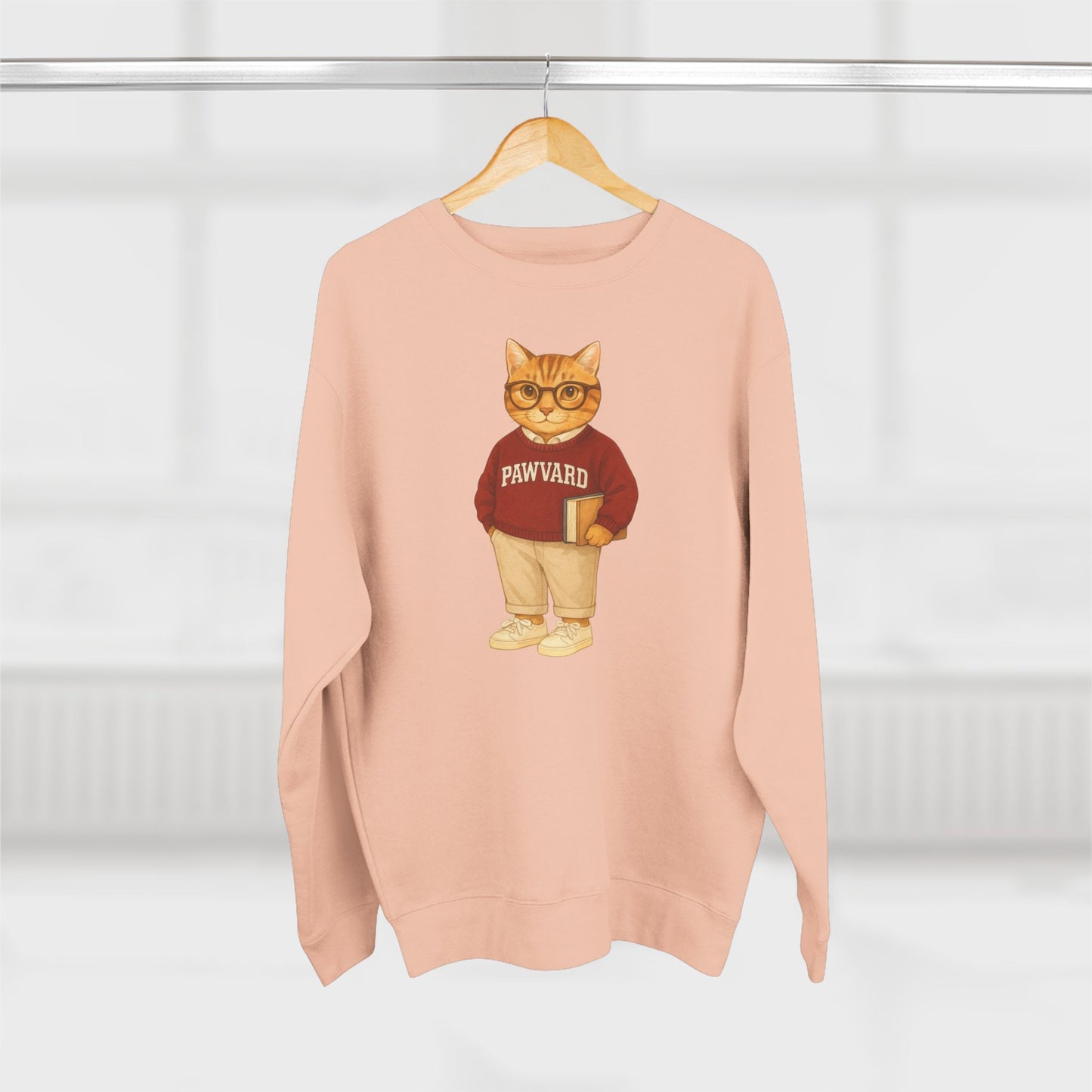 Ivy League Cats Harvard Sweatshirt | Cozy Unisex Crewneck