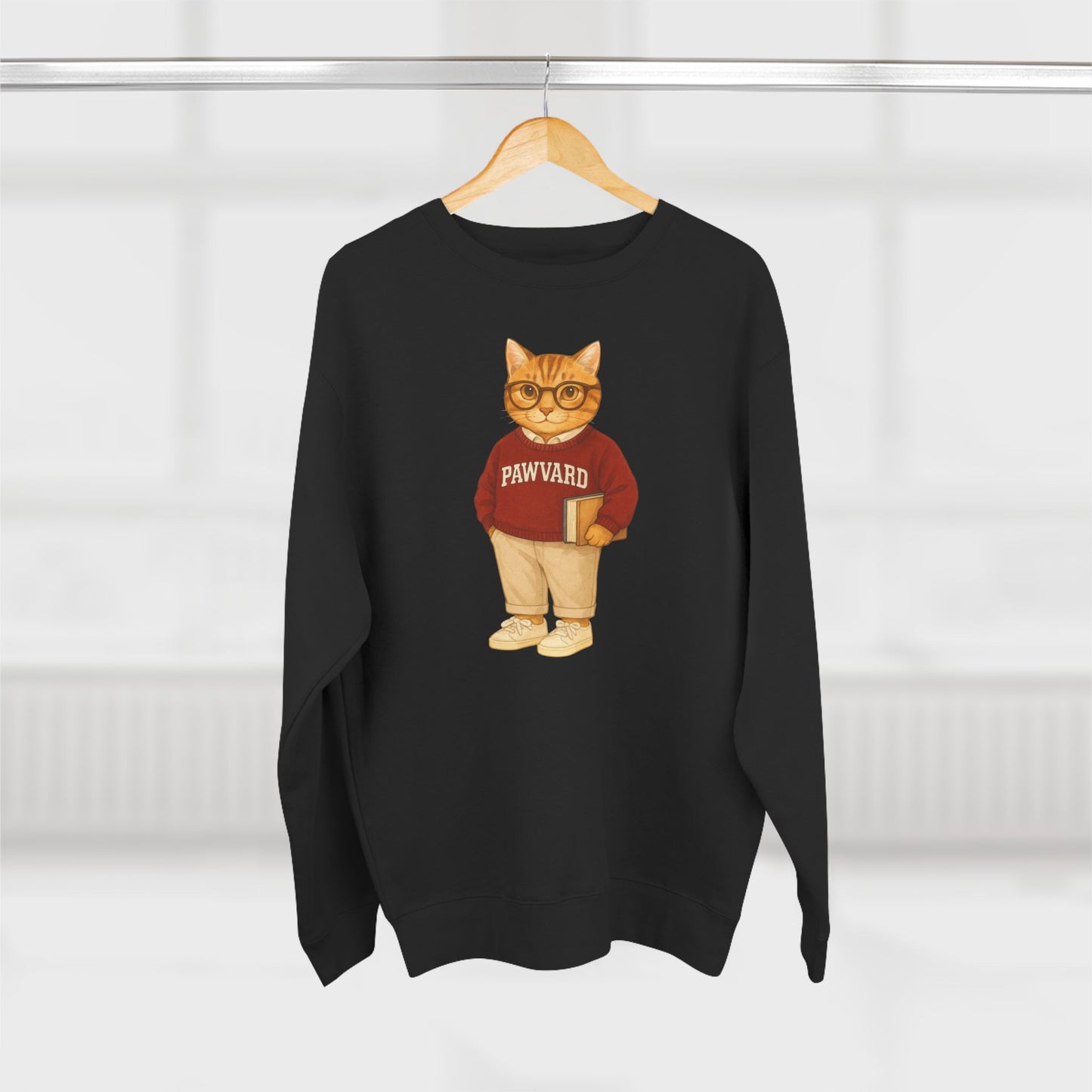 Ivy League Cats Harvard Sweatshirt | Cozy Unisex Crewneck