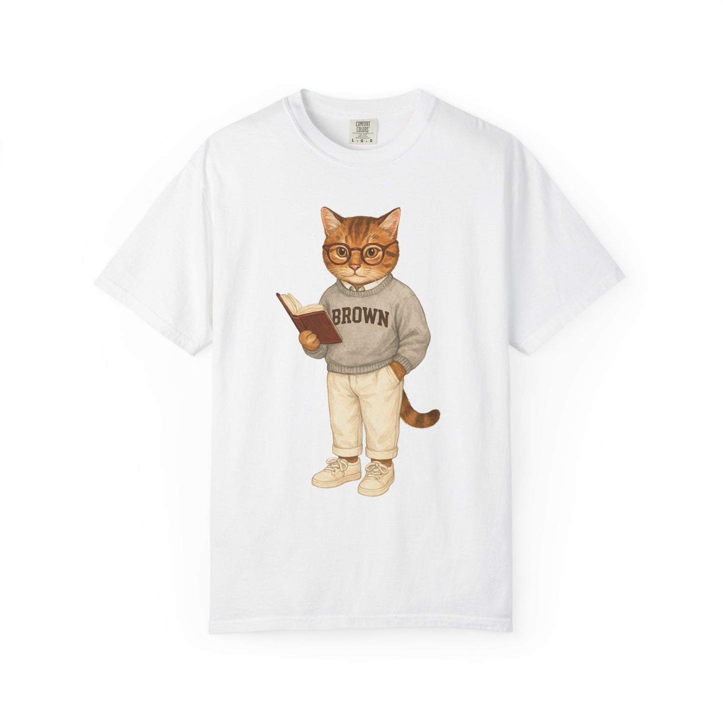 Ivy League Cats - Brown T-Shirt