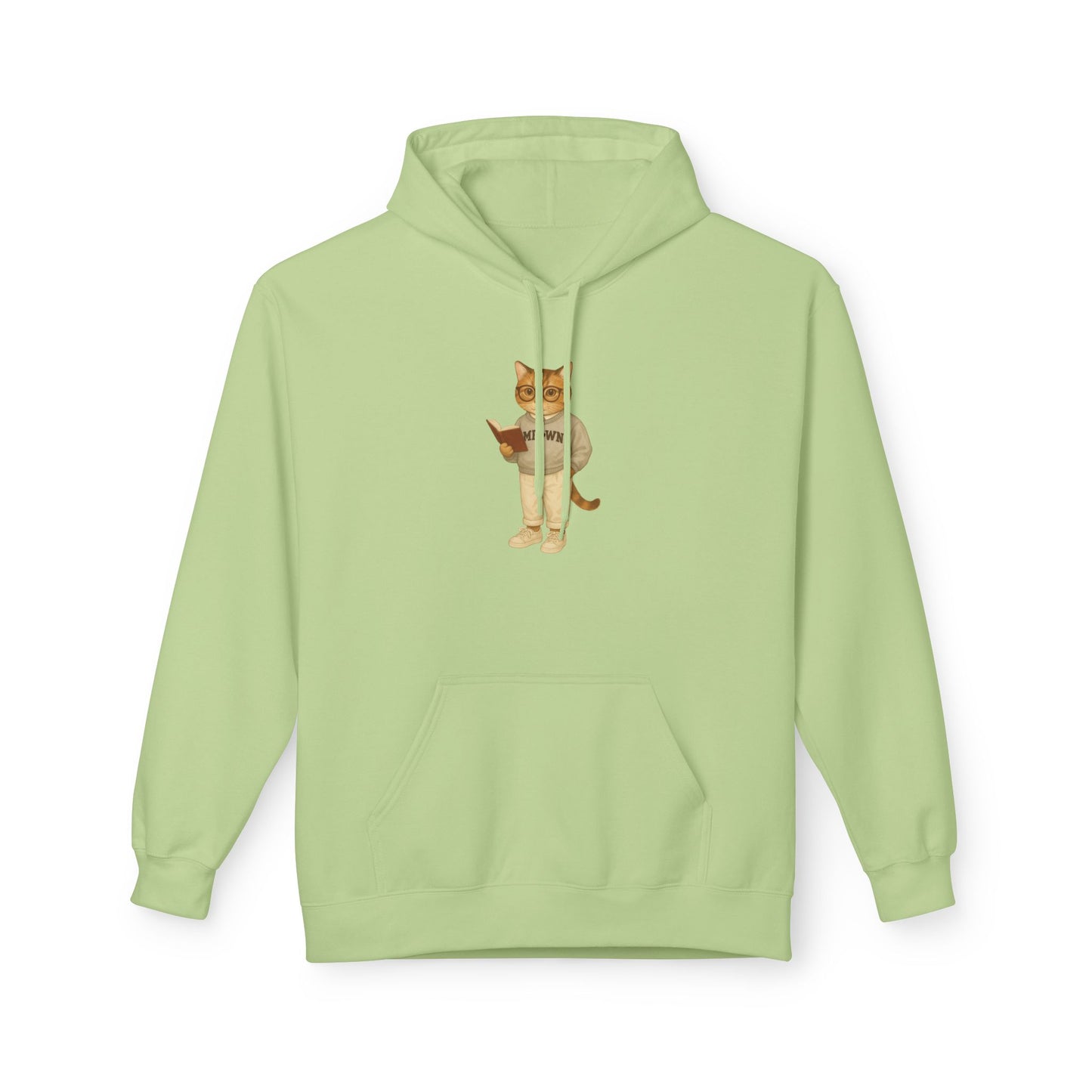 Ivy League Cats Brown Hoodie| Cozy Unisex Hoodie