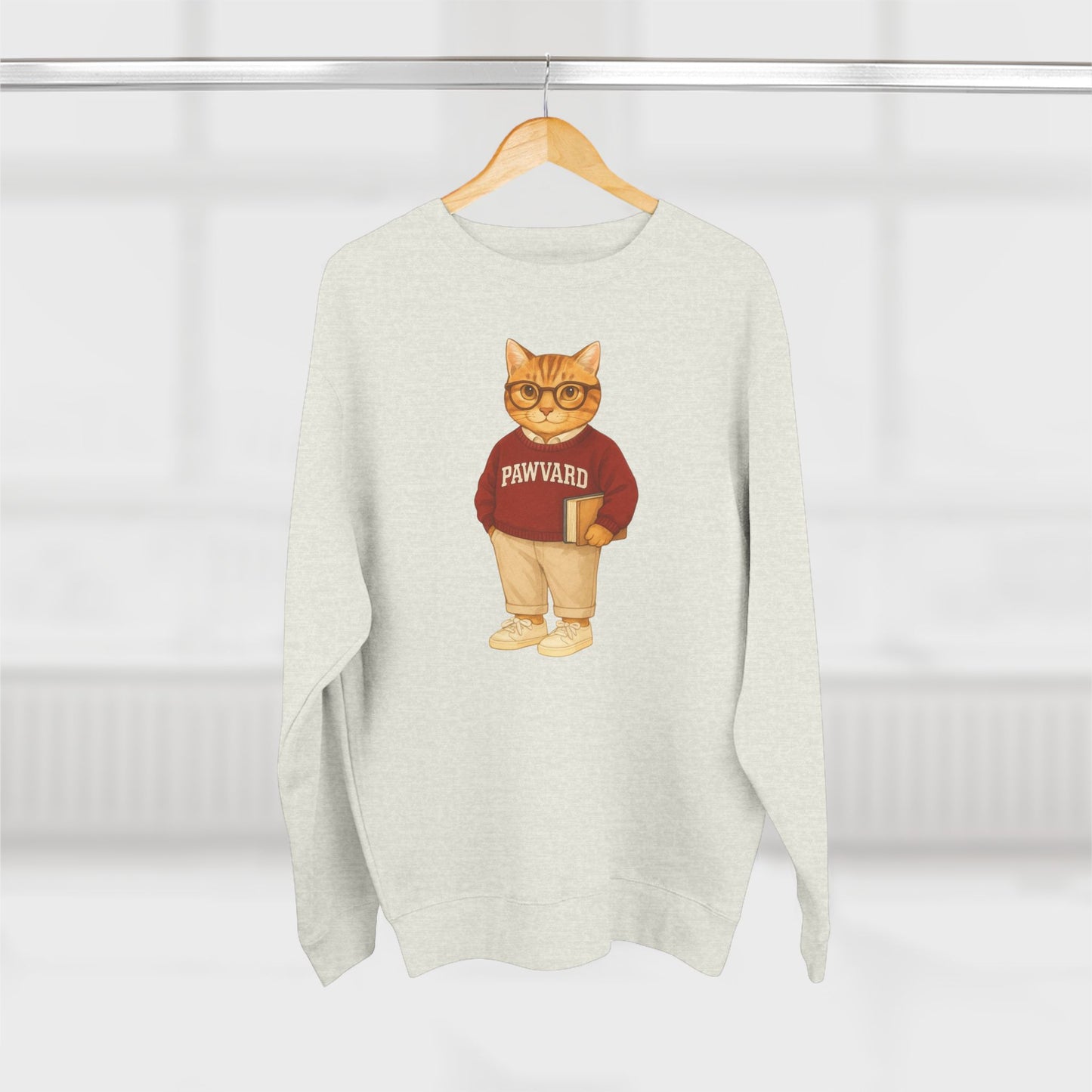 Ivy League Cats Harvard Sweatshirt | Cozy Unisex Crewneck