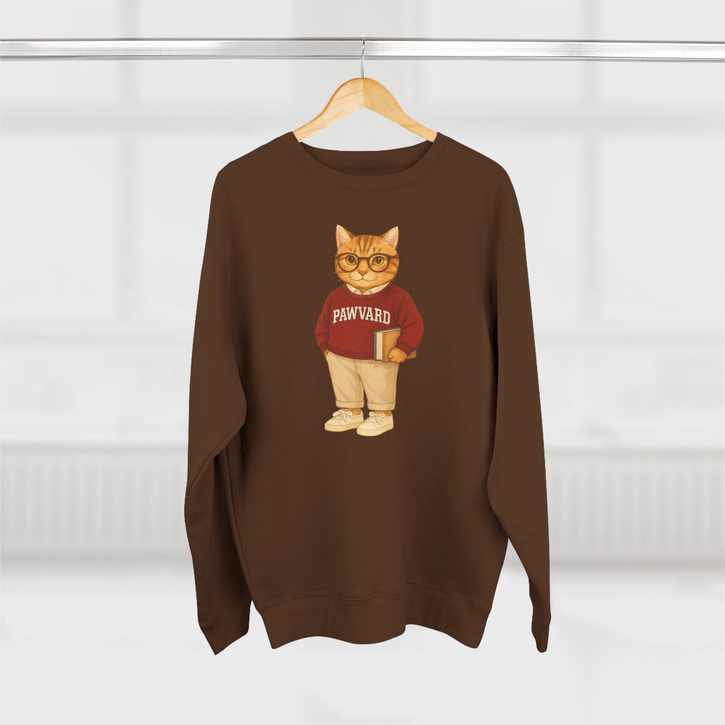 Ivy League Cats Harvard Sweatshirt | Cozy Unisex Crewneck