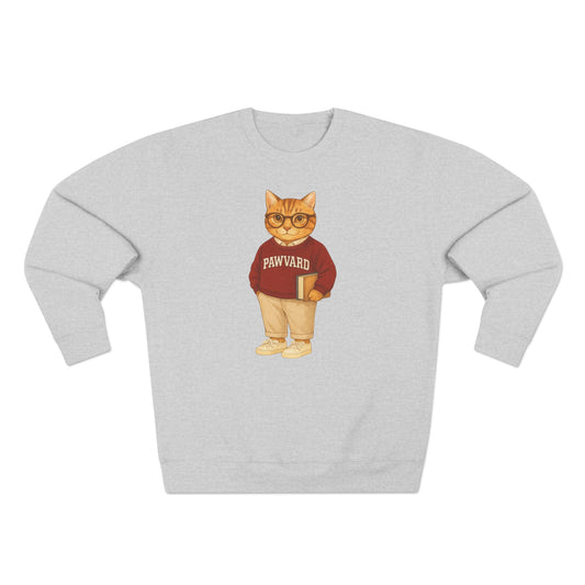 Ivy League Cats Harvard Sweatshirt | Cozy Unisex Crewneck