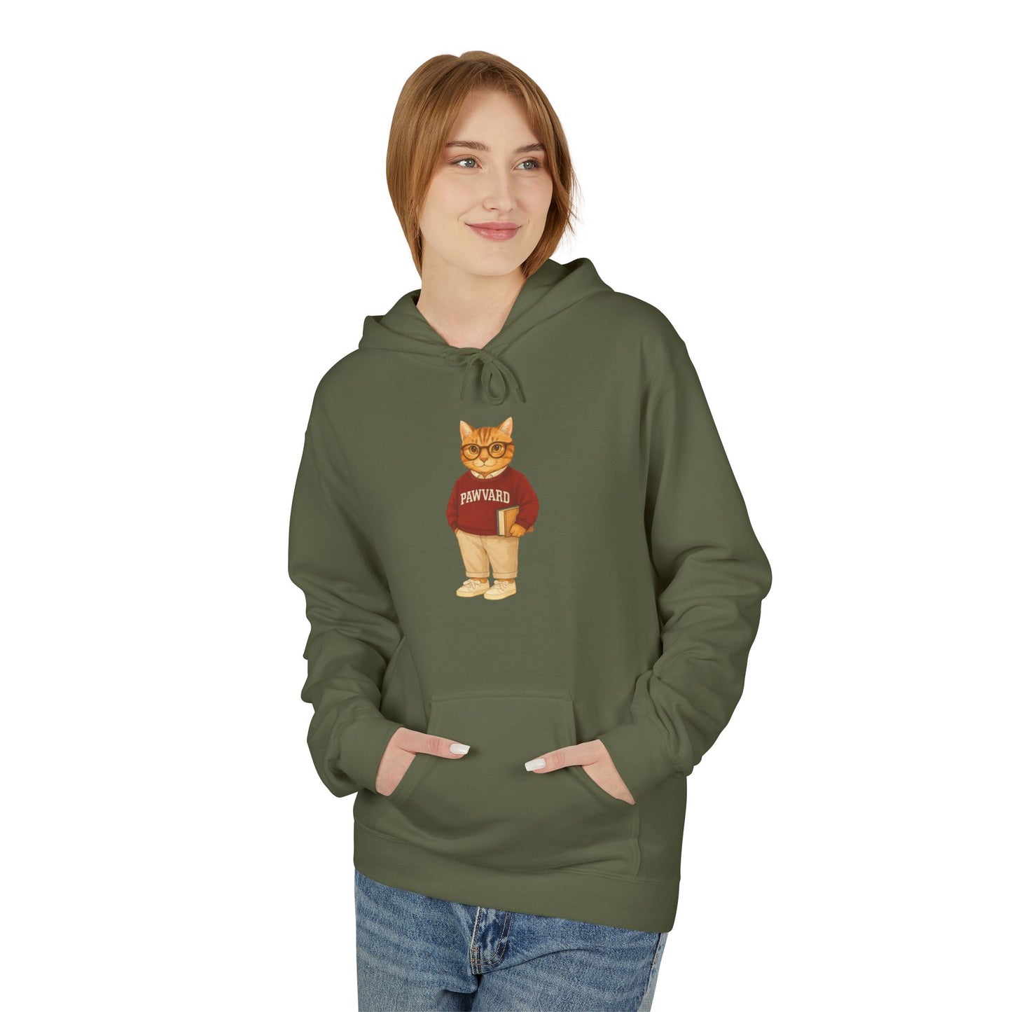 Ivy League Cats Harvard Hoodie| Cozy Unisex Hoodie