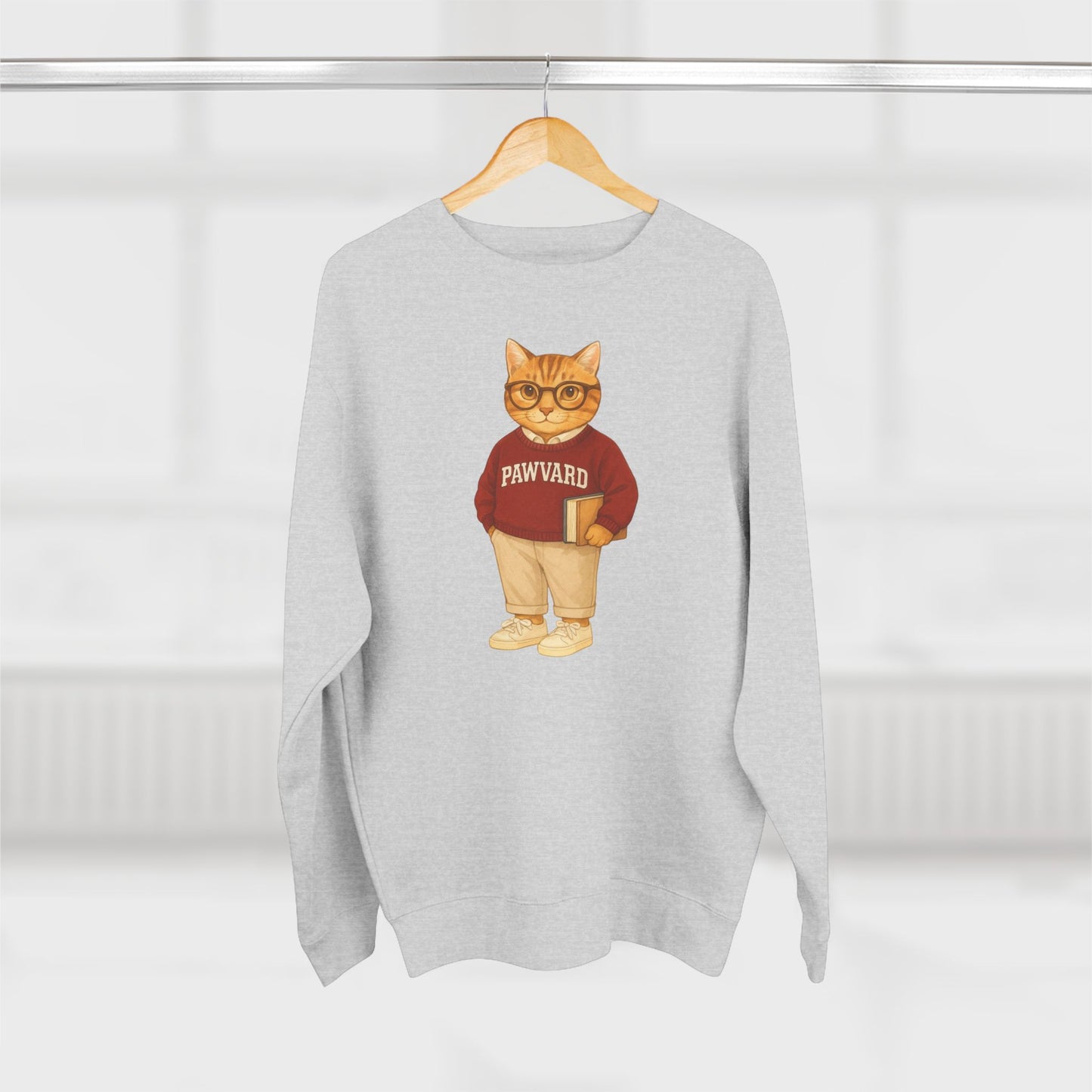 Ivy League Cats Harvard Sweatshirt | Cozy Unisex Crewneck