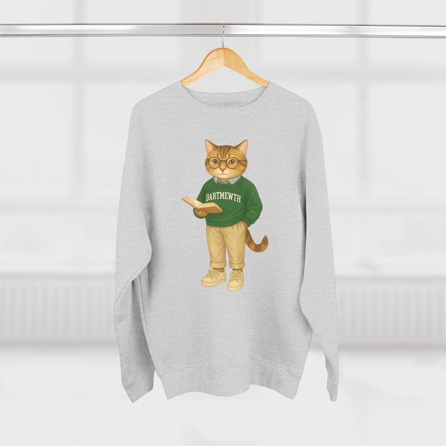 Ivy League Cats Dartmouth Sweatshirt | Cozy Unisex Crewneck