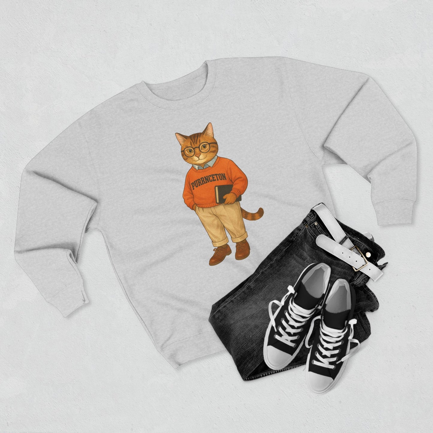 Ivy League Cats Princeton Sweatshirt | Cozy Unisex Crewneck