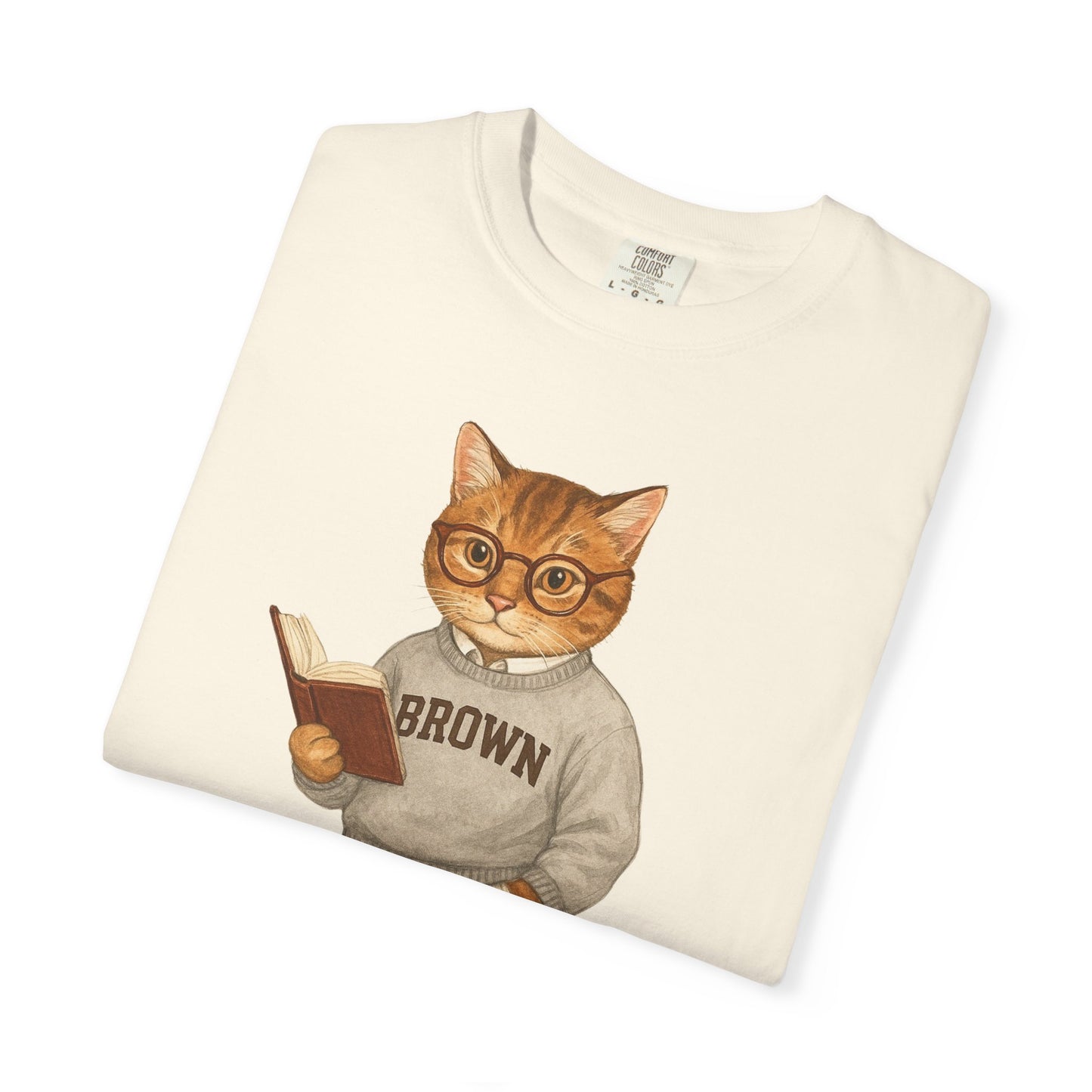 Ivy League Cats - Brown T-Shirt