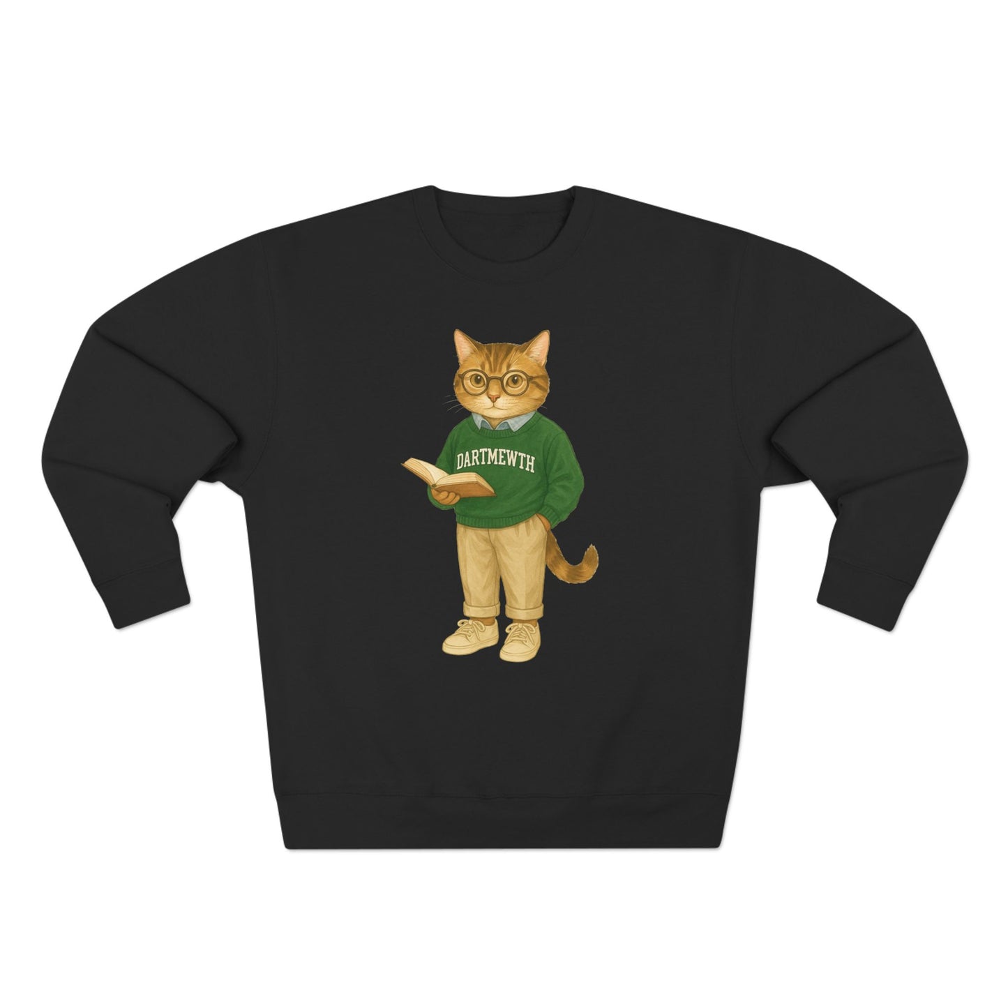 Ivy League Cats Dartmouth Sweatshirt | Cozy Unisex Crewneck