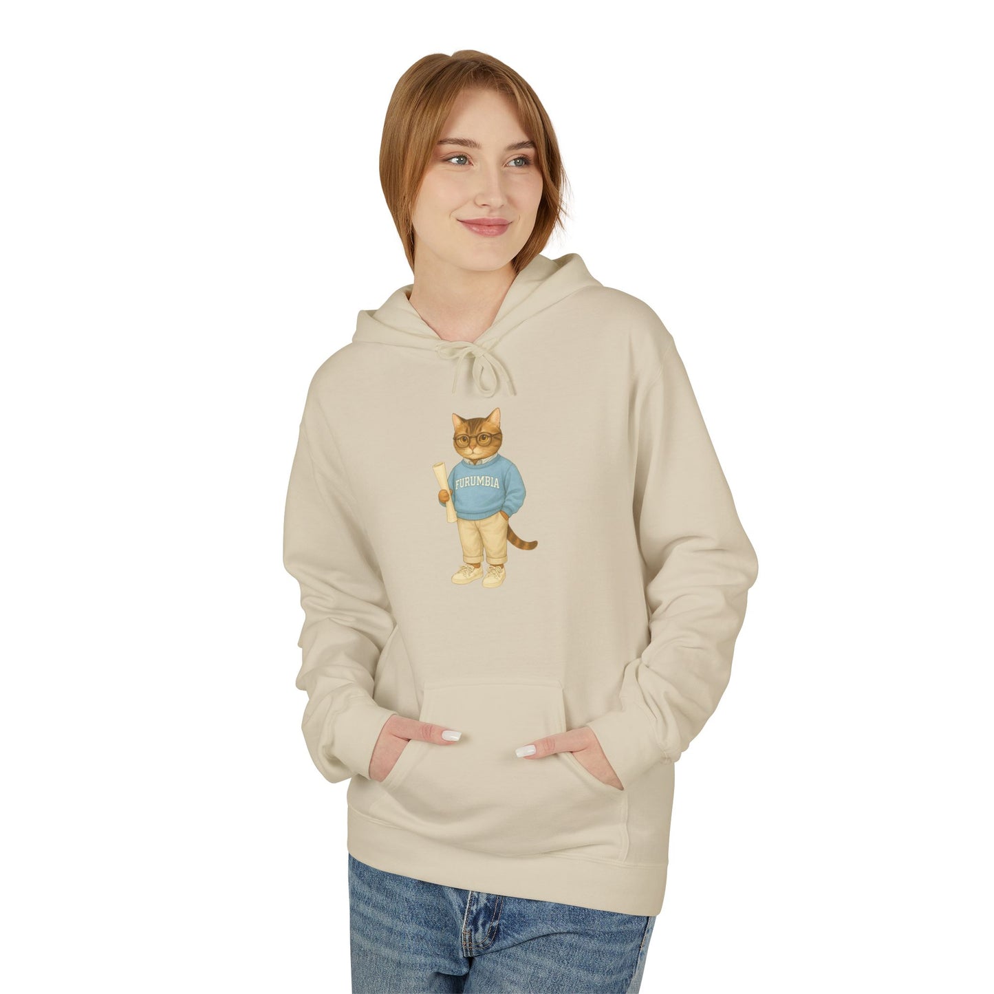 Ivy League Cats Columbia Hoodie| Cozy Unisex Hoodie