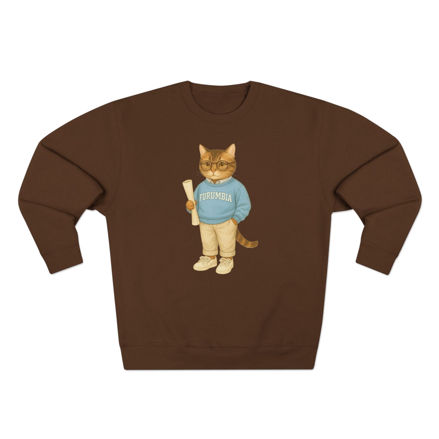Ivy League Cats Columbia Sweatshirt | Cozy Unisex Crewneck