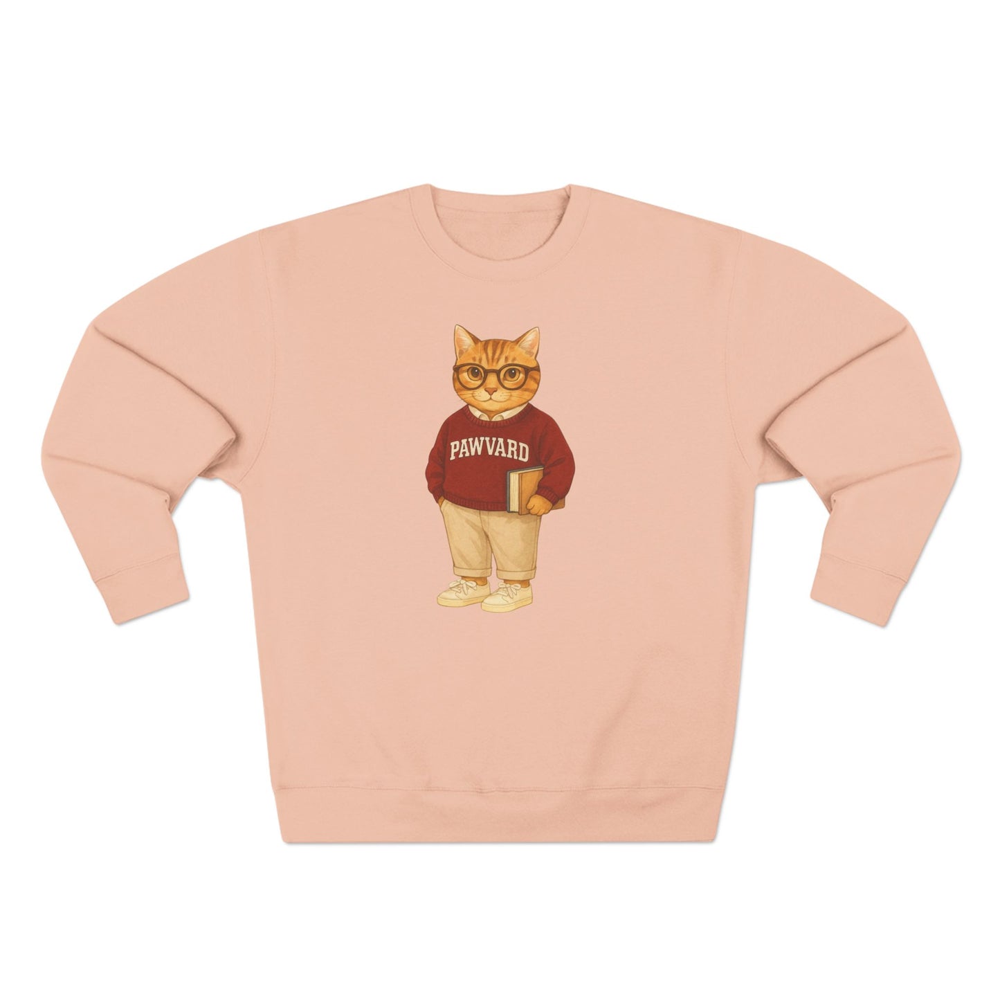 Ivy League Cats Harvard Sweatshirt | Cozy Unisex Crewneck
