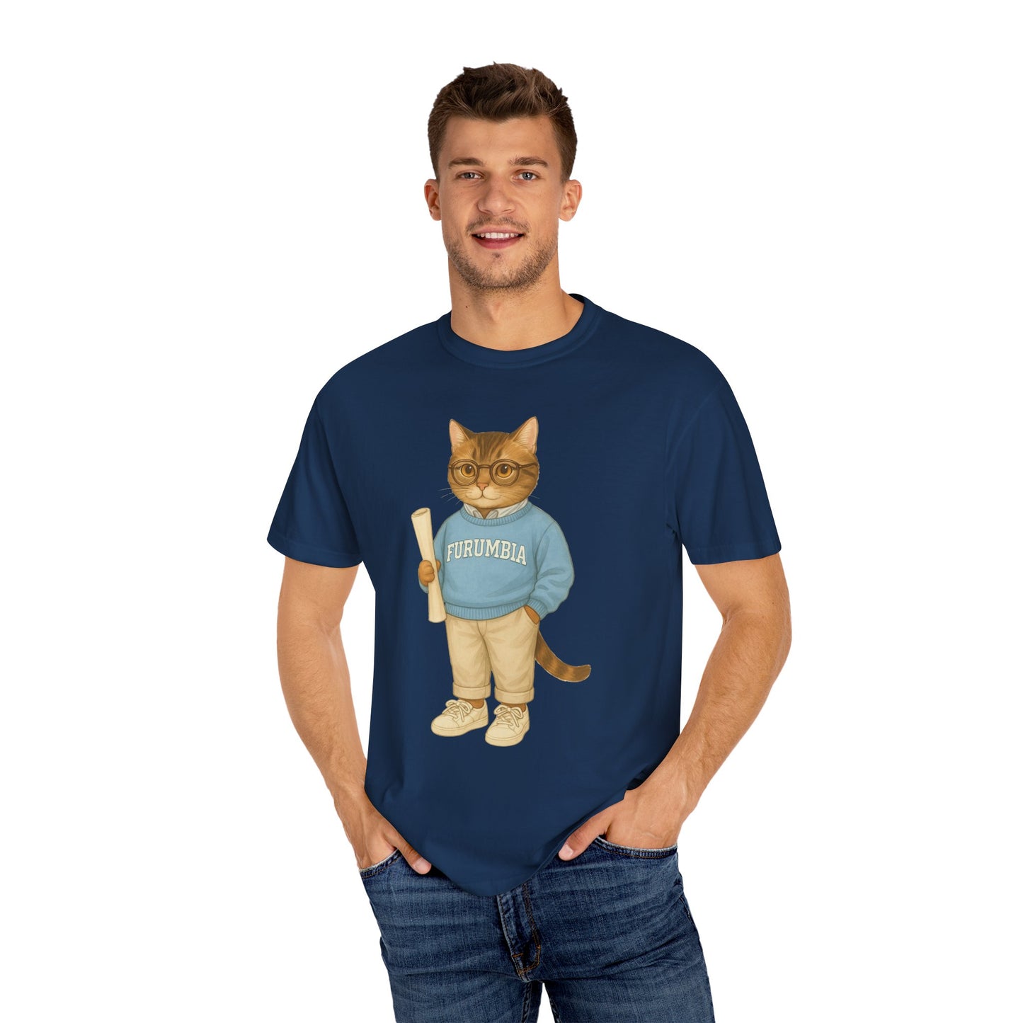 Ivy League Cats Columbia T-Shirt | Cool Unisex T-Shirt
