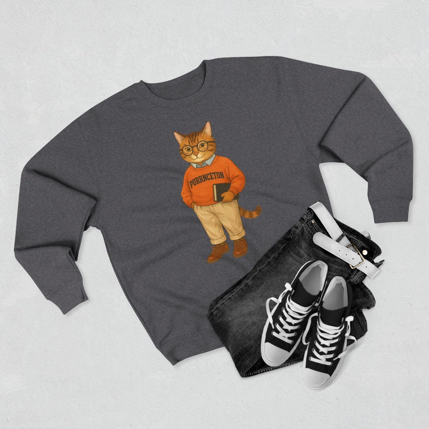 Ivy League Cats Princeton Sweatshirt | Cozy Unisex Crewneck