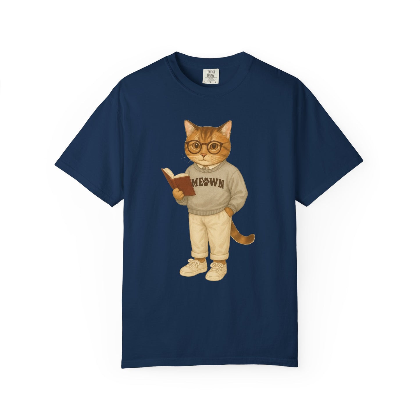Ivy League Cats Brown T-Shirt| Cool Unisex T-Shirt