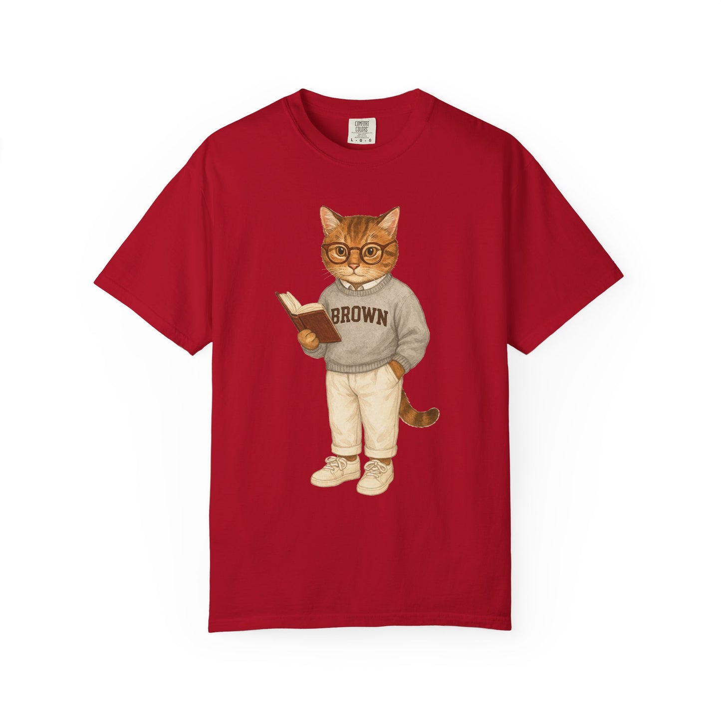Ivy League Cats - Brown T-Shirt