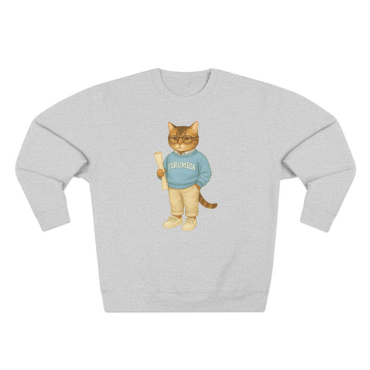 Ivy League Cats Columbia Sweatshirt | Cozy Unisex Crewneck