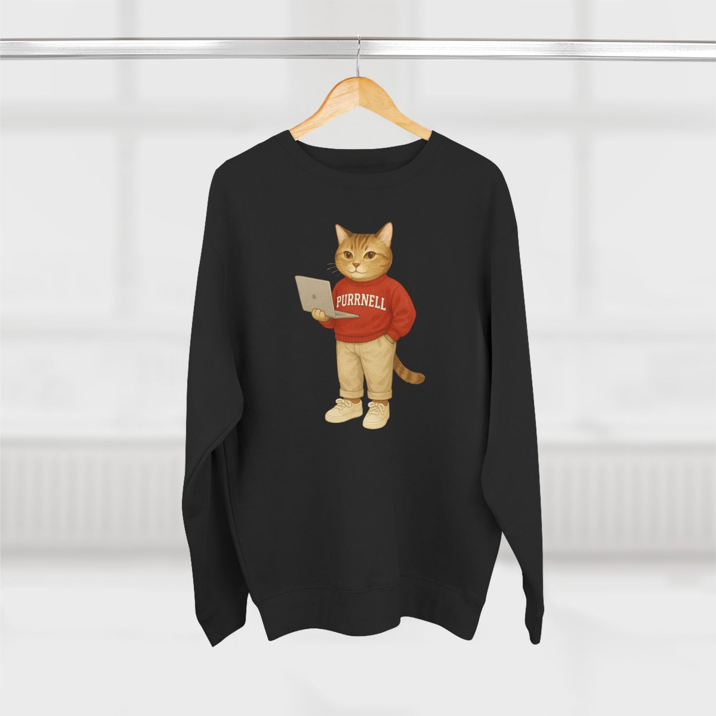 Ivy League Cats Cornell Sweatshirt| Cozy Unisex Crewneck