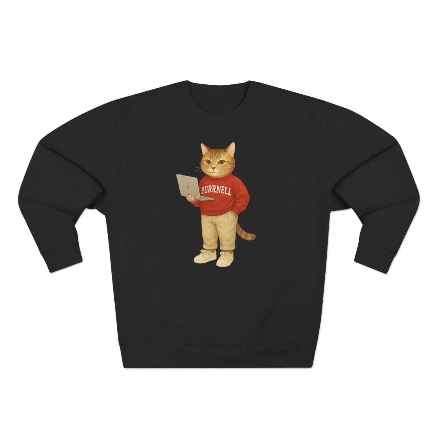 Ivy League Cats Cornell Sweatshirt| Cozy Unisex Crewneck
