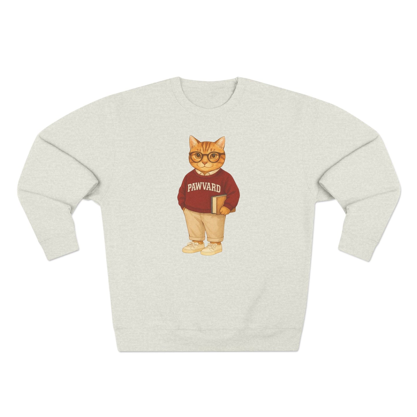 Ivy League Cats Harvard Sweatshirt | Cozy Unisex Crewneck