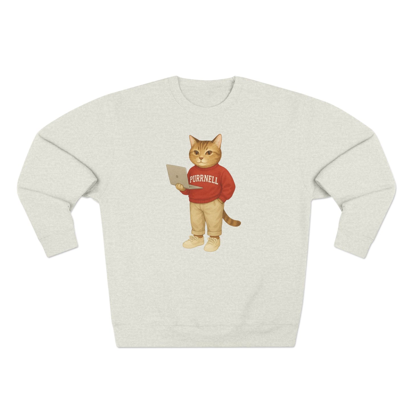 Ivy League Cats Cornell Sweatshirt| Cozy Unisex Crewneck