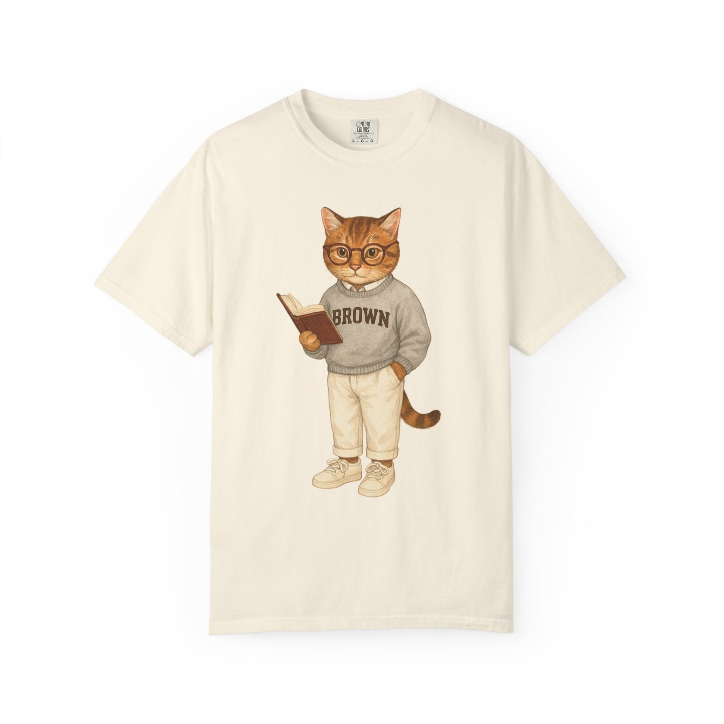 Ivy League Cats - Brown T-Shirt