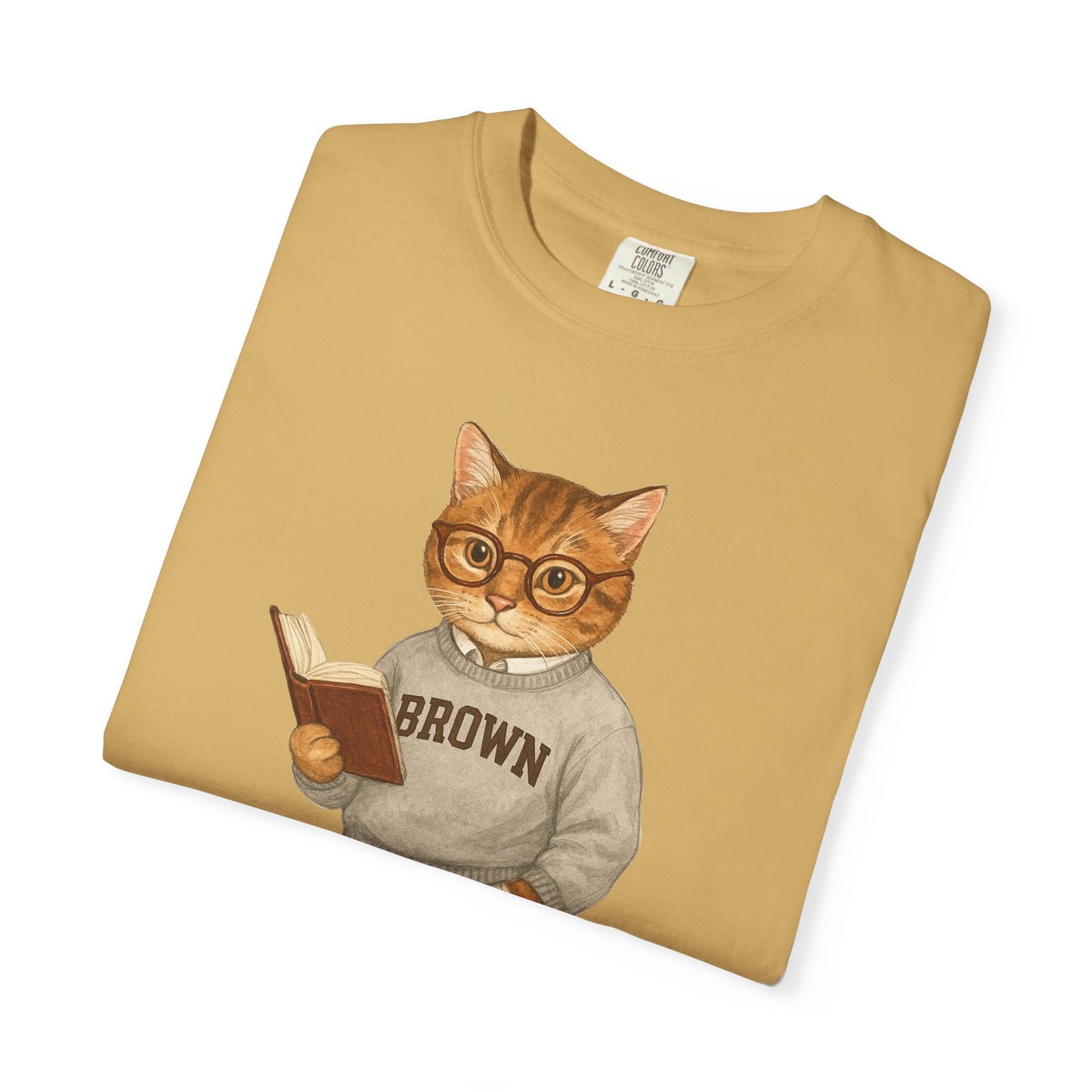 Ivy League Cats - Brown T-Shirt