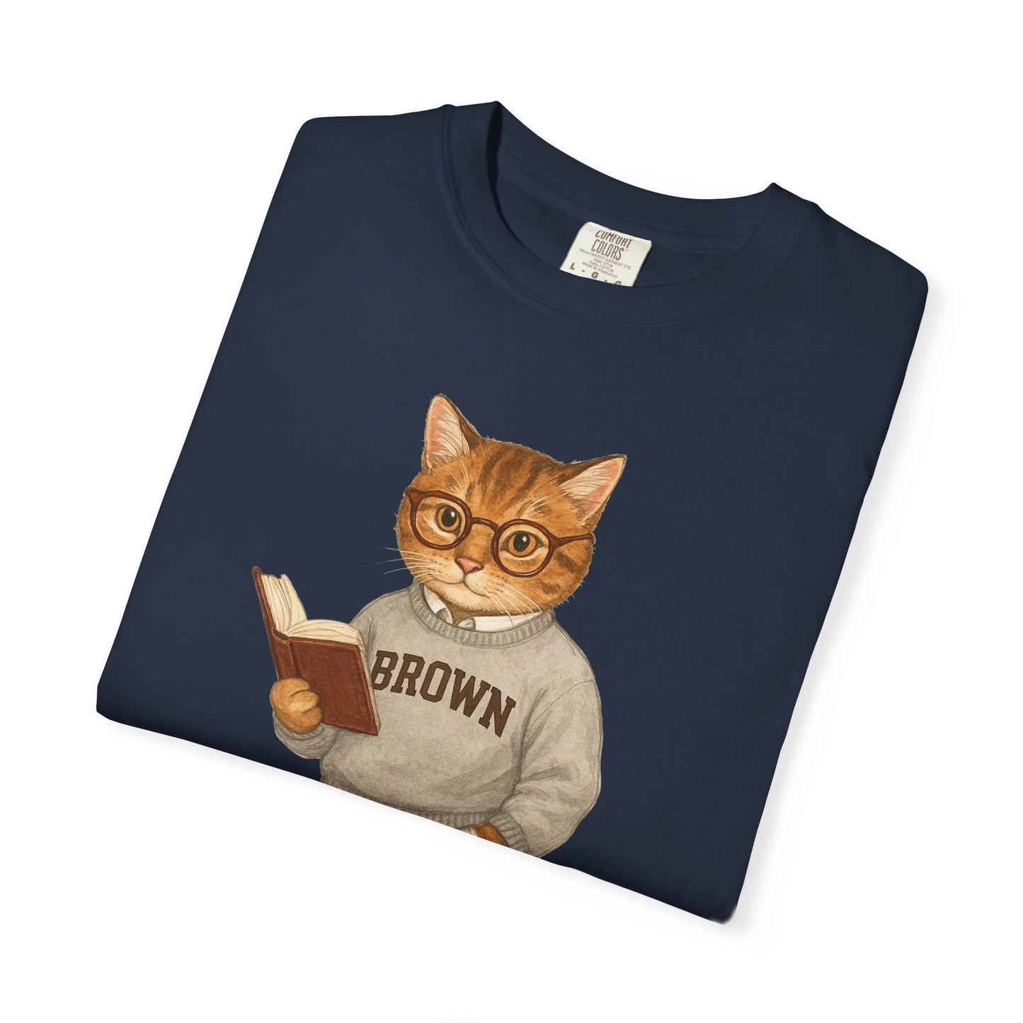 Ivy League Cats - Brown T-Shirt