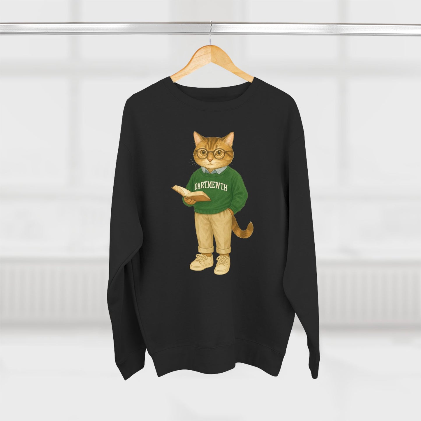 Ivy League Cats Dartmouth Sweatshirt | Cozy Unisex Crewneck