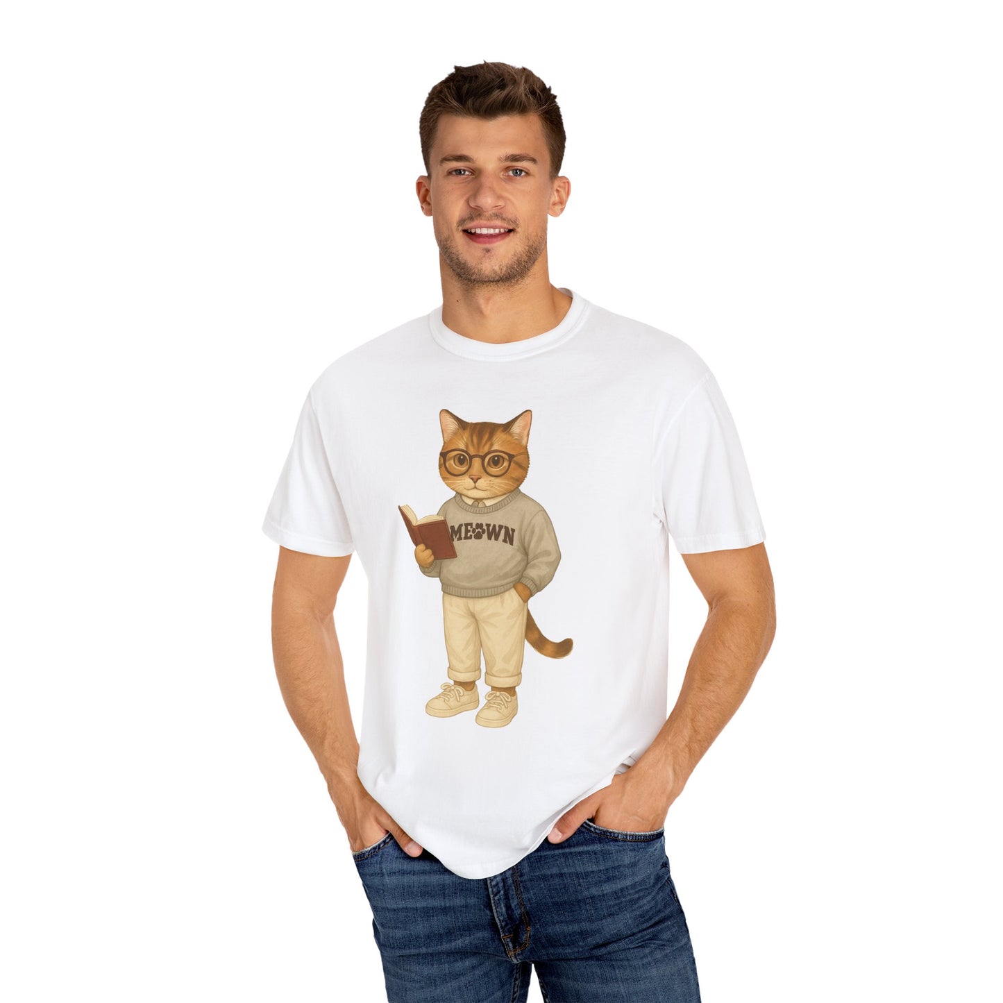 Ivy League Cats Brown T-Shirt| Cool Unisex T-Shirt