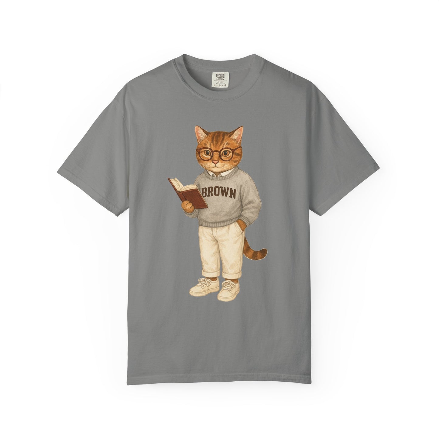 Ivy League Cats - Brown T-Shirt